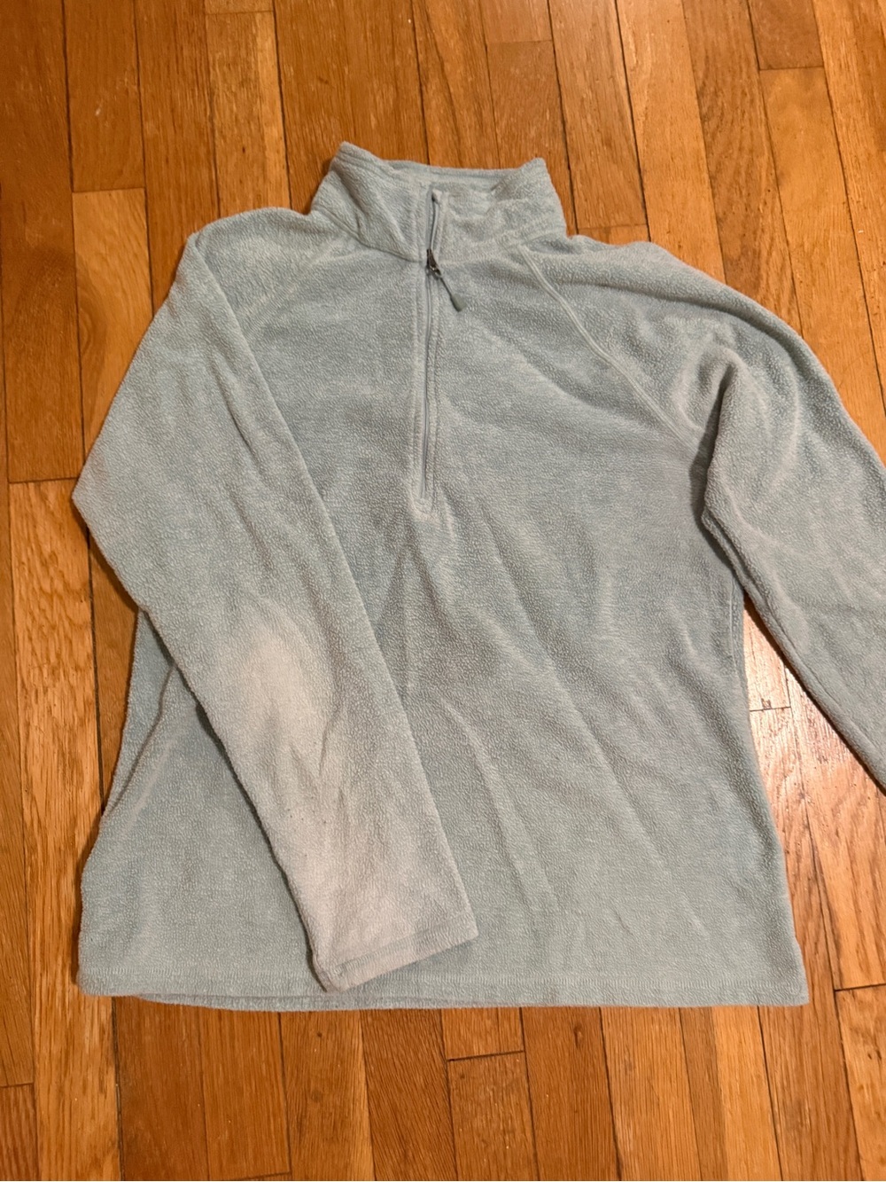 Women’s Eddie Bauer quarter zip fleece pullover blue M